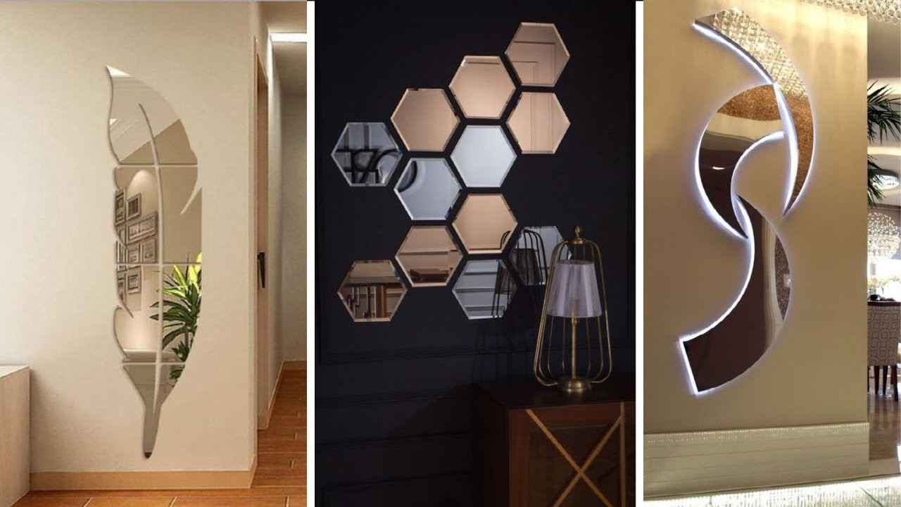 تصویر 1 از آینه دکوراتیو چند ضلعی برای تزئین سالن و پذیرایی